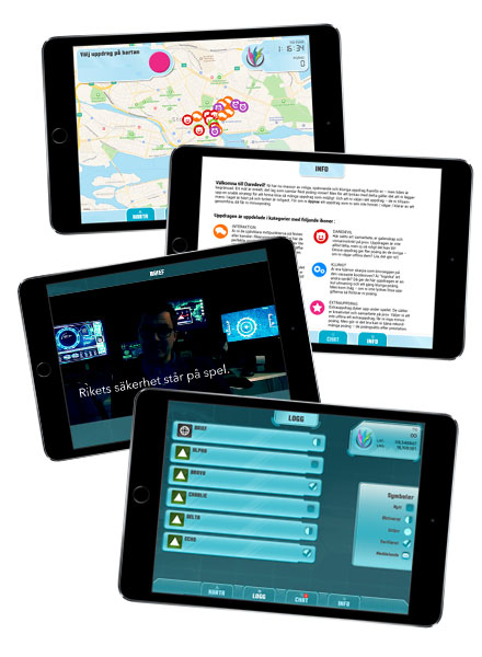 Stadsuppdraget - Gruppaktivitet för teambuilding och konferens som styrs vår flexibla iPad-app